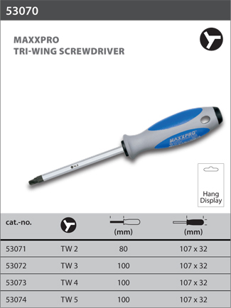 Tri Wing Screwdriver Size Chart