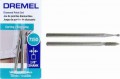 Dremel 7150 Bullet and Round Diamond Points - 1/8 inch shank