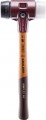 'Simplex 3027' Soft-Face MALLET - Rubber/Superplastic with Wooden Handle & Cast Iron Housing (60mm Dia. Face)