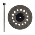 Diamond-coated cutting disc with cooling holes (Ø 38mm)