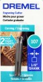 Dremel 107 - 3/32 inch ROUND Engraving Cutter - 2pc
