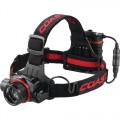 Recharegeable Pure Beam Focusing LED Headlamp - 800 Lumens Li-ion Pack & 4 x AA