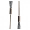  2 STAINLESS STEEL BRISTLES BRUSHS Ø 8 mm