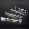 4-piece Stainless Steel Mini Tweezer Set