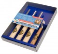 KIRSCHEN 4 pce WOOD CARVING SET - in Display Box (3424-SB 4 pce)