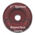 2" Typhoon Disc, Round Face, Coarse