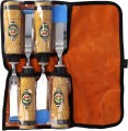 "KIRSCHEN" Werkzeuge 1958000 4-Piece Carpenter's Chisel Set in Suede Roll Bag