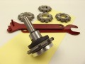 Arbor for 16mm bore gear cutters
