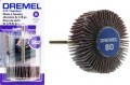 Dremel 502 - 1 1/8 x 3/8 inch 80 grit Flap Wheel