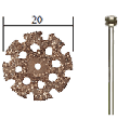 Tungsten carbide cutting disc