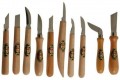 KIRSCHEN WOOD CARVING KNIVES 10-PCE SET - 