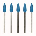 Polishing bit, silicon carbide, 5x15mm bullet, 5 pcs