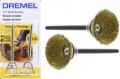 Dremel 536-02 - 2pc Brass CUP Brushes