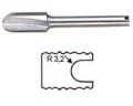 Routing bit, tungsten carbide, rounding over cutter, 6.4mm