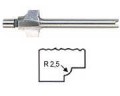 Routing bit, tungsten carbide, edge cutter with pin, 5.0mm