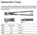 Blacksmiths tongs Flat Open mouth 500mm