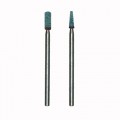 Grinding bit, silicon carbide, ball nose and flame, 2 pcs
