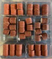 1/2″ x 1/2″ Aluminum Oxide Bands 6 of each grit listed = 42-piece Assortment, 60, 80, 120, 180, 240, 320, 600 grit 