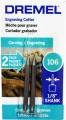 Dremel Engraving Cutter 1.6mm # 106 ( 2 pack)