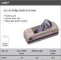 Adjustable Block plane