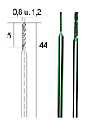 Diamond twist drills 0.8mm & 1.2mm