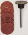 10 x Sanding disc with mandrel