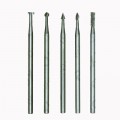 Milling bit set, tungsten vanadium HSS, small, 5 pcs