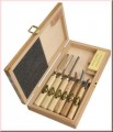  KIRSCHEN 7 pce WOOD CARVING SET - in Wooden Box (3437-HK 7 pce)