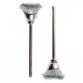 2 STAINLESS STEEL CUP BRISTLES Ø 13 mm