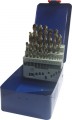 Boker 25 pc Drill bit set Metric 1 - 13mm x .5 Increments 