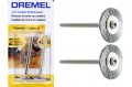 Dremel 428-02 - 2pc Carbon Steel Wheel Brush